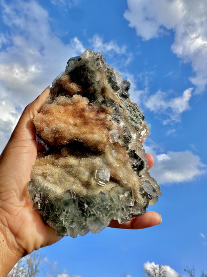 Uv Reactive Sphalerite and Fluorite Large Specimen